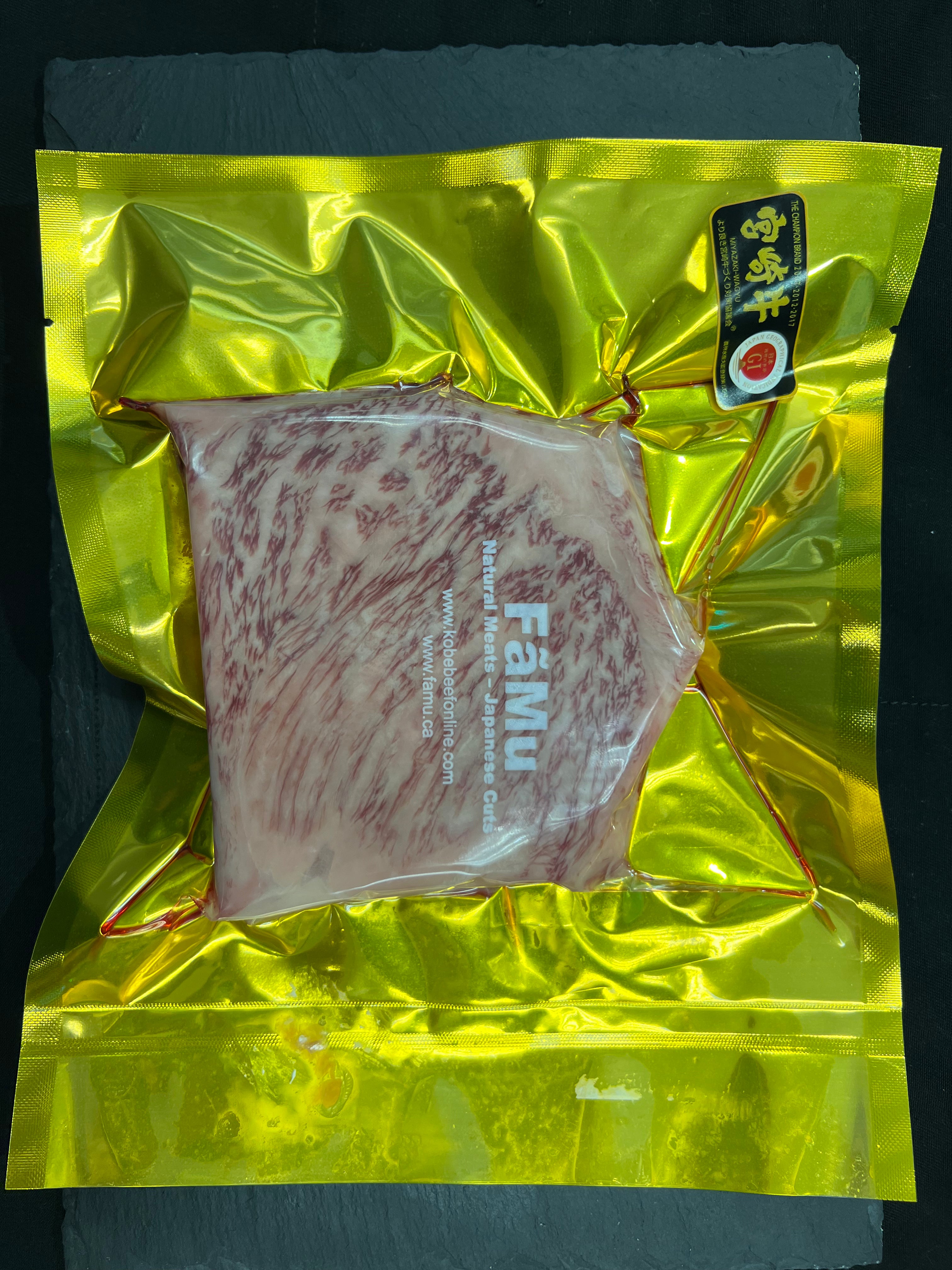 (*THANKSGIVING SPECIAL*) A5 Miyazaki Wagyu Striploin Half Thick cut - 1 inch